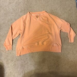 American Eagle Outfitters Peach Crew Neck Sweater